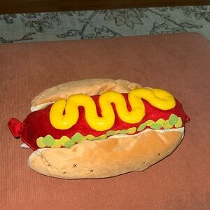 Dog hot dog costume. Medium